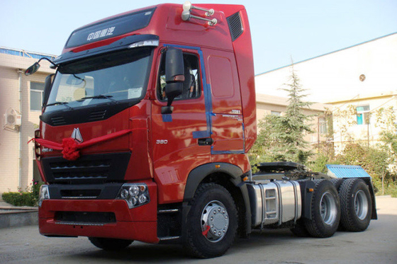 Howo A7 EURO II 371HP Prime Mover Truck With 10 Forward And 2 Reverse Transmission