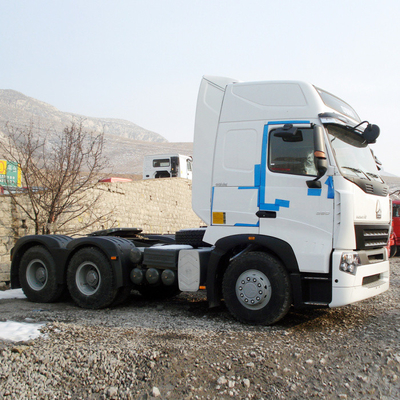 RHD 420 HP Prime Mover Truck / Sinotruk Howo Tractor 6x4 With 3.5 Inch King Pin