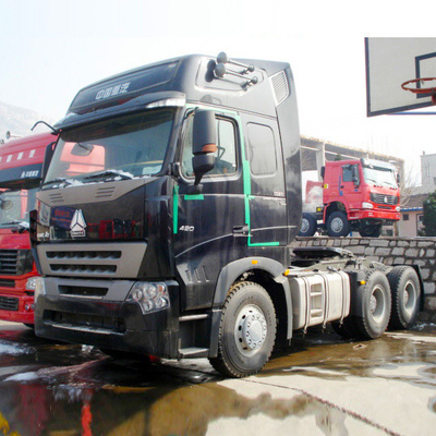 SINOTRUK Howo A7 G Prime Mover Truck With High Roof Cab Euro 2 For Semi Trailers