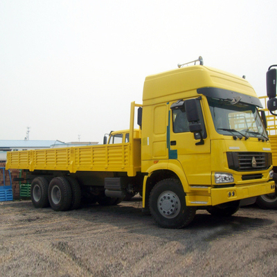 Yellow Color 6x4 10 Wheeler Cargo Truck Of Sinotruk Howo7 Model For 40-50T