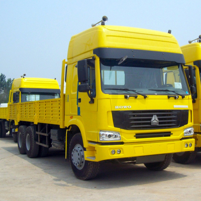 Yellow Color 6x4 10 Wheeler Cargo Truck Of Sinotruk Howo7 Model For 40-50T