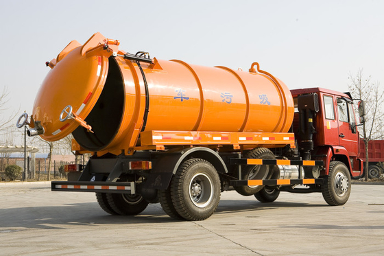 Sinotruk Howo7 16CBM Vacuum Pump Septic Tank Cleaning Truck Collecting Sewage Sludge