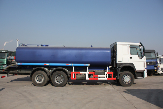 Howo 20 CBM White Sewage Waste Truck / 6x4 336HP Safety Sewer Cleaning Truck