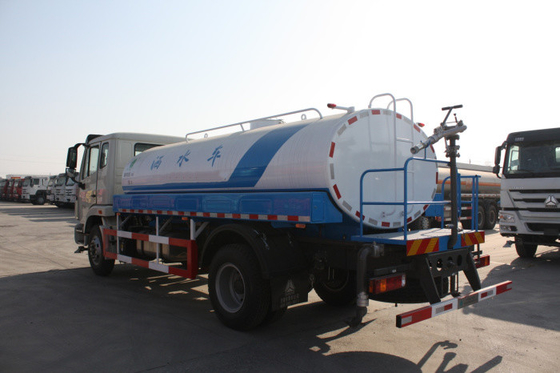 6 Wheels Water Tank Truck 10 Cbm Capacity Euro II Engine For Cleaning