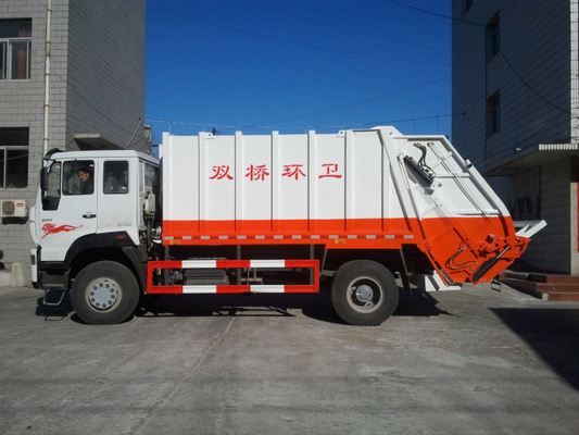 10m3 High Automatic Garbage Compactor Truck Weather Proof With Quick Loading Speed