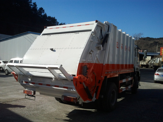 10m3 High Automatic Garbage Compactor Truck Weather Proof With Quick Loading Speed
