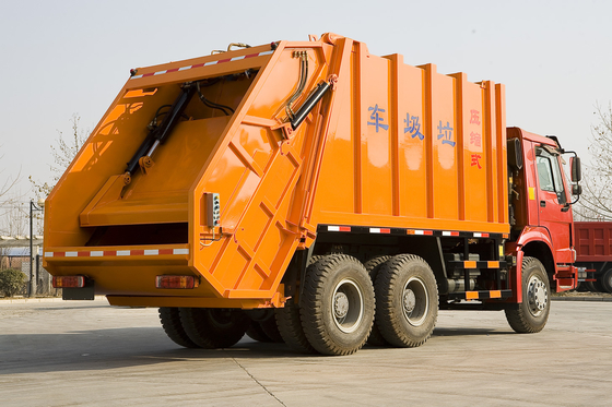 6X4 Safety Steel Garbage Compactor Truck With 16m3 Large Loading Capacity