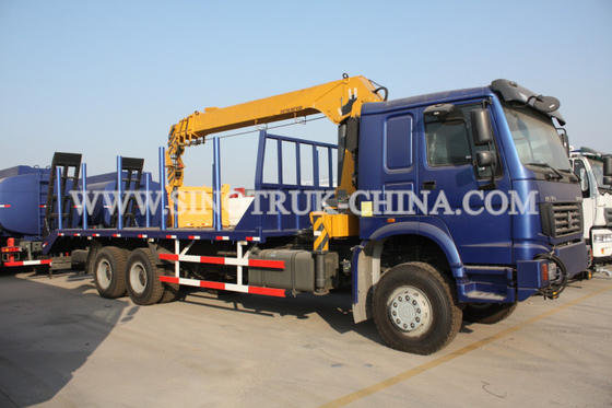 336HP Construction Boom Truck Crane With 12000kg Max Lifting Capacity
