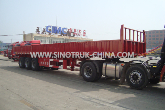 Double Function Heavy Duty Semi Trailers For Hauling 40 Feet Or 20 Feet Containers