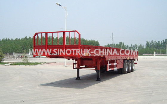 Dropside Lightweight Heavy Duty Semi Trailers With Waterproof Cover And Slider Roof