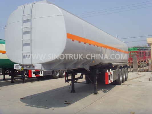 28 Tons Heavy Duty Semi Trailers / Fuel Tank Trailer 12.00R20 Triangle Tyre