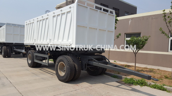 8 Wheels Van Full Heavy Duty Semi Trailers With High Strength Q345 Steel Material