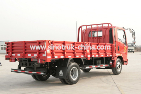 4x2 Howo Cargo Light Duty Commercial Trucks 5 - 10T Capacity 4.257 L Displacement