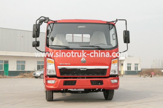 4x2 Howo Cargo Light Duty Commercial Trucks 5 - 10T Capacity 4.257 L Displacement