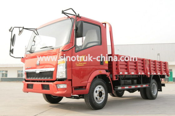 4x2 Howo Cargo Light Duty Commercial Trucks 5 - 10T Capacity 4.257 L Displacement