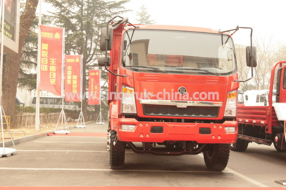 12 Tons HOWO 4×2 Light Duty Dump Truck With 105HP EuroIII Front Lifting 6 Tires