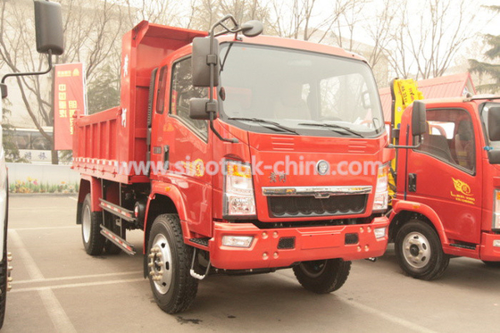 Diesel Fuel Type Light Duty Commercial Trucks , 8 Tons Light Tipper Truck