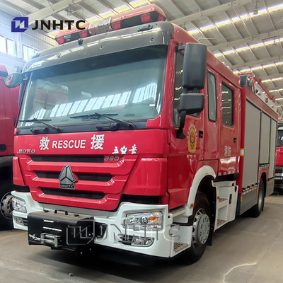 HOWO 18m High Spray Arm 4x2 12000l Large Flow Fire Rescue Fire Truck For Sale