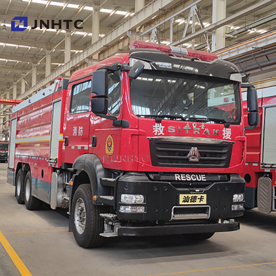 HOWO 18m High Spray Arm 4x2 12000l Large Flow Fire Rescue Fire Truck For Sale