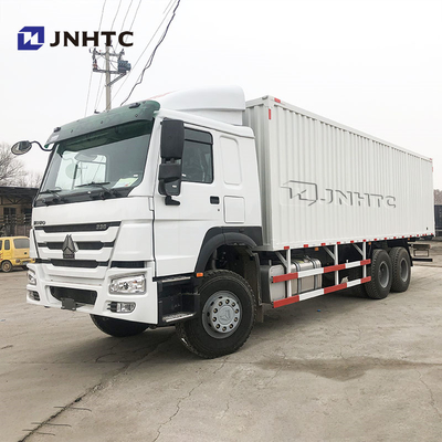 Brand New Howo 336HP Cargo Van Truck 6*4 Fence Cargo Truck Heavy Duty  Stake Cargo Lorry Trucks