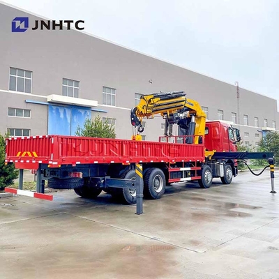 China Howo 6x4 380hp Folding Arm Crane With Cargo Truck 14/ 16 Ton Telescopic Boom Mounted Crane Good Price