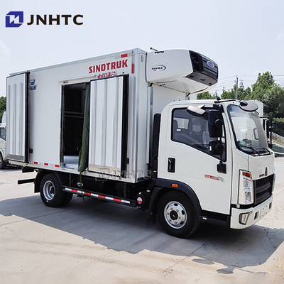 New HOWO 3t 4t 5t 4x2 Refrigerator Truck Light food Truck Refrigerator Trucks