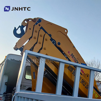 New SINOTRUK HOWO 8X4 400HP Cargo Truck With 10 12 tons Crane