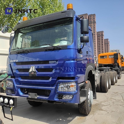 NEW HOWO 6X4 Tipper Truck Chassis 400HP 10 Wheels Blue Dump Truck Chassis