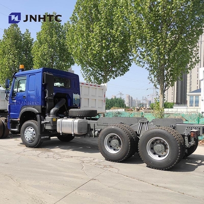 NEW HOWO 6X4 Tipper Truck Chassis 400HP 10 Wheels Blue Dump Truck Chassis
