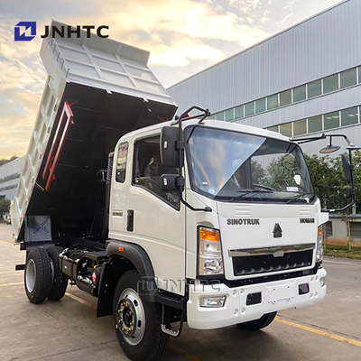 Sinotruk HOMAN 4x2 Small Dump Truck With 5 Ton 10 Ton Capacity Light Truck Automatic Air Suspension