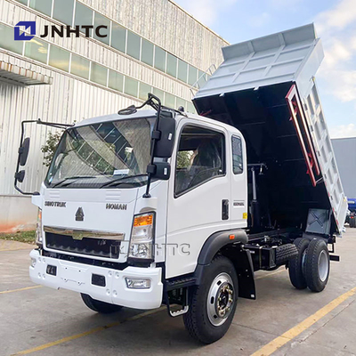 Sinotruk HOMAN 4x2 Small Dump Truck With 5 Ton 10 Ton Capacity Light Truck Automatic Air Suspension