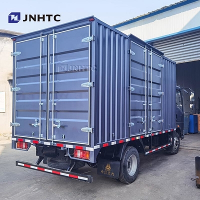 China Light Truck  HOWO Van Tank Cargo 4X2 116hp 6 Wheels Box Truck For Sale