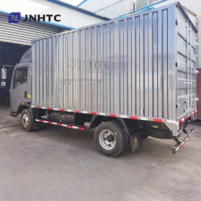 China Light Truck  HOWO Van Tank Cargo 4X2 116hp 6 Wheels Box Truck For Sale