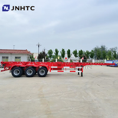 Customizable 20 Feet 40 Feet Extended Container Chassis Sale 3 Axles Container Trailer Skeleton Semi Trailer Truck
