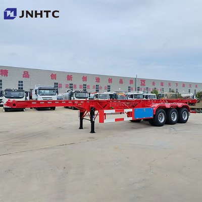 Customizable 20 Feet 40 Feet Extended Container Chassis Sale 3 Axles Container Trailer Skeleton Semi Trailer Truck