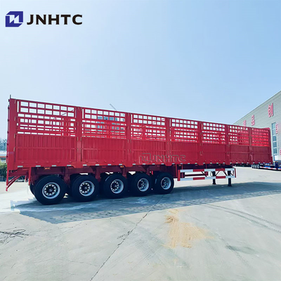 High Strength 3 Axles 4 Axle 5 Axles Customized Bulk Cargo Fence Semi Trailer 16 Meters Cargo Trailer With Tarpaulin
