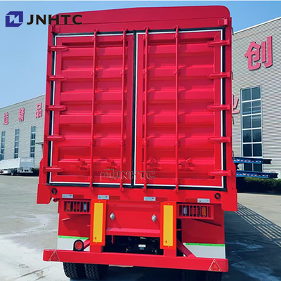 High Strength 3 Axles 4 Axle 5 Axles Customized Bulk Cargo Fence Semi Trailer 16 Meters Cargo Trailer With Tarpaulin