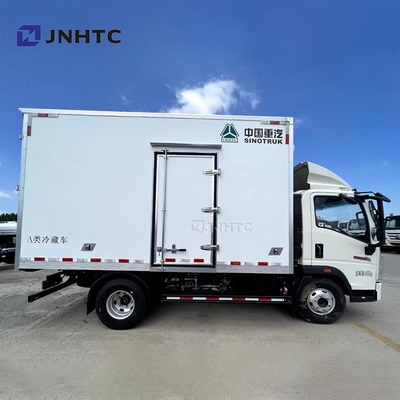 New HOWO Refrigerator Truck 3t 4t 5t 4x2 Light Food Truck Refrigerator Trucks Factory Latest