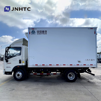 New HOWO Refrigerator Truck 3t 4t 5t 4x2 Light Food Truck Refrigerator Trucks Factory Latest