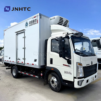 New HOWO Refrigerator Truck 3t 4t 5t 4x2 Light Food Truck Refrigerator Trucks Factory Latest