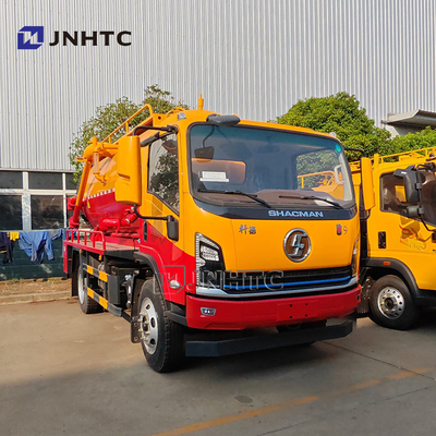 Shacman Vacuum Sewage Suction Truck 4x2 Sewer Tank Truck Septic Tank Truck with High Pressure Water Cleaning On Sale