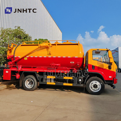 Shacman Vacuum Sewage Suction Truck 4x2 Sewer Tank Truck Septic Tank Truck with High Pressure Water Cleaning On Sale