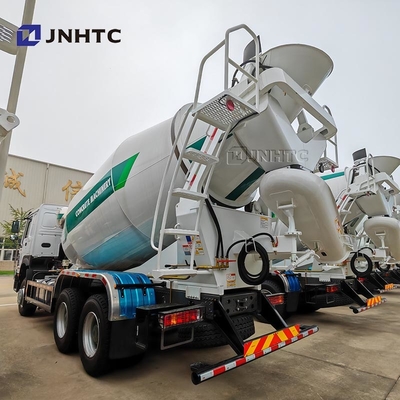 HOWO Concrete Mixing Truck 6x4 380hp10 Wheels Capacity Cement Mixing Truck Mounted Concrete Mixer Pump Truck
