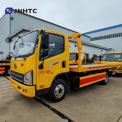 FAW Flatbed Wrecker 4*2 3tons 5 Ton 160HP Road Recovery Wrecker Truck Good Price