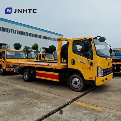FAW Flatbed Wrecker 4*2 3tons 5 Ton 160HP Road Recovery Wrecker Truck Good Price