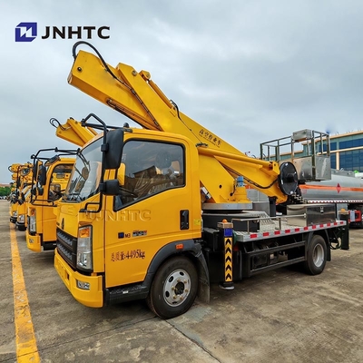 Howo 4x2 Mounted High Altitude Operation Truck Bucket Truck Aerial Working Platform Truck For Street Light Maintenance