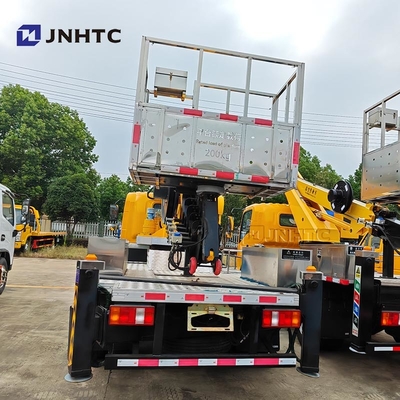 Howo 4x2 Mounted High Altitude Operation Truck Bucket Truck Aerial Working Platform Truck For Street Light Maintenance