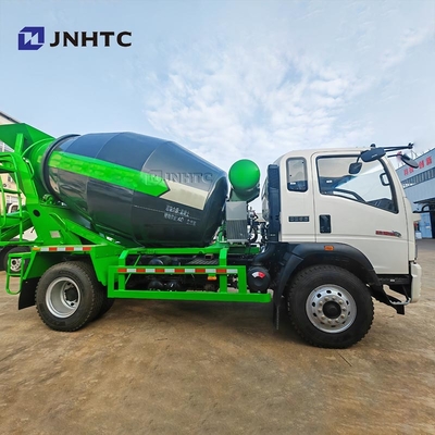 HOWO 4×2 Light Concrete Mixer Truck 3 Cube Meter 4.5 Tons Weather Resistance Concrete Mixer Truck