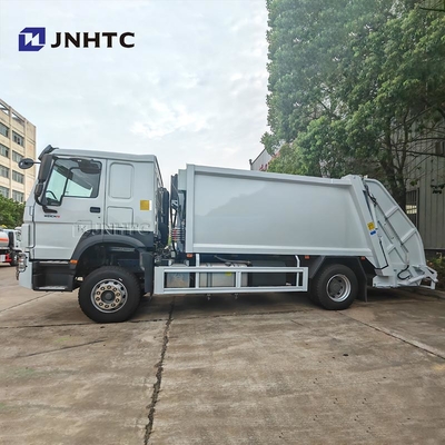 HOWO Garbage Truck Compactor 4x2 Euro 2 Waste Disposal Garbage Rear Loader Truck Green Diesel  Model New