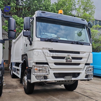 HOWO Garbage Truck Compactor 4x2 Euro 2 Waste Disposal Garbage Rear Loader Truck Green Diesel  Model New